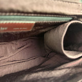 Metier Brown Leather Long Haul Toiletry Bag