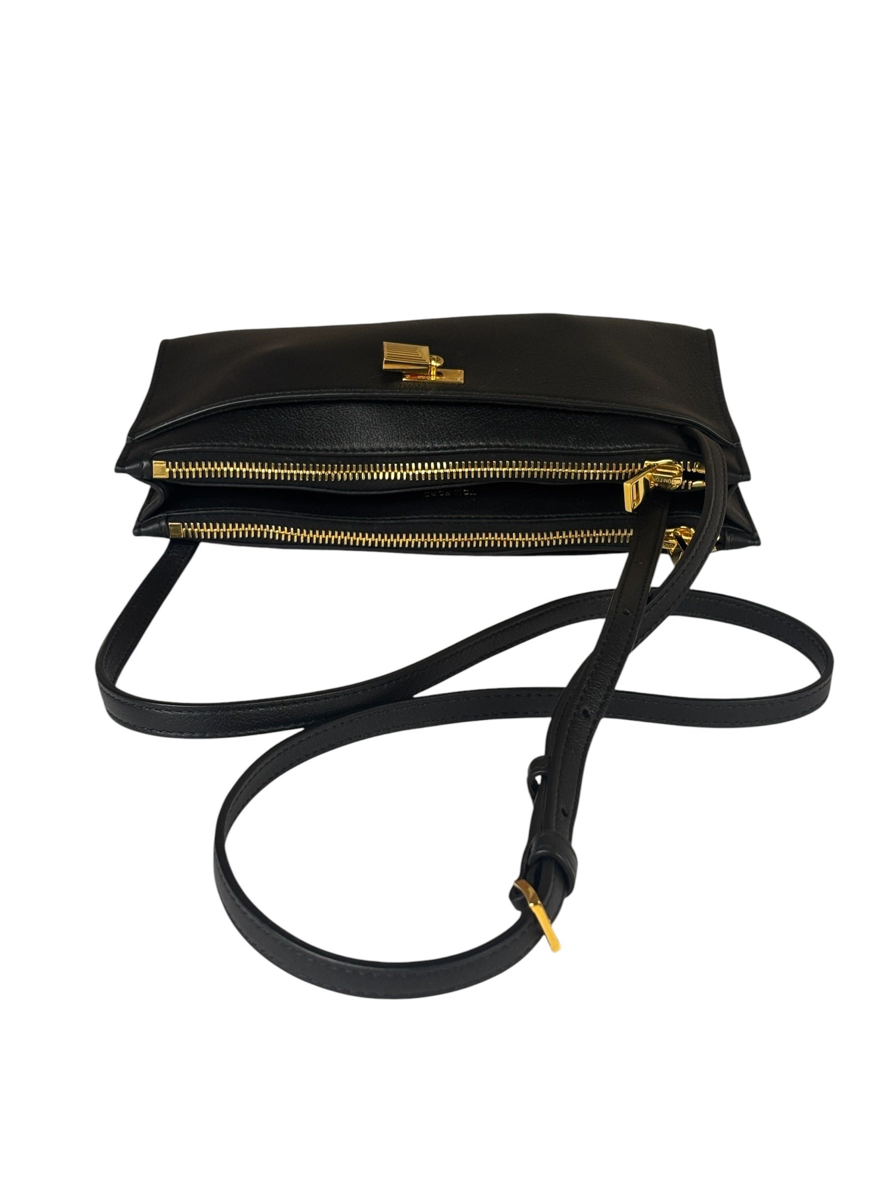 Tom Ford Black Padlock Mini Crossbody