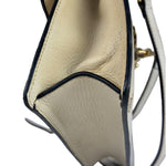 Gucci Textured Calfskin Bee Star Sylvie Shoulder Bag White