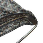 Goyard Brown/Black Leather Boheme Hobo Bag