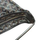 Goyard Brown/Black Leather Boheme Hobo Bag