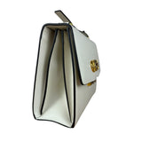 Gucci Ivory Leather Zumi Two-Tone GG Crossbody Bag