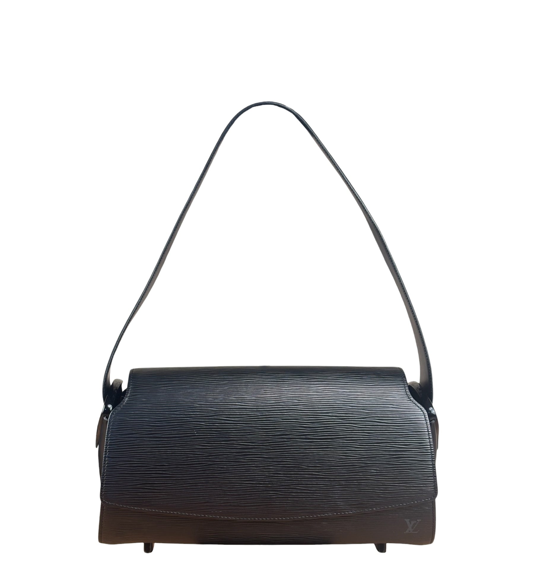 Louis Vuitton Black Epi Leather Flap Nocturne Shoulder Bag PM