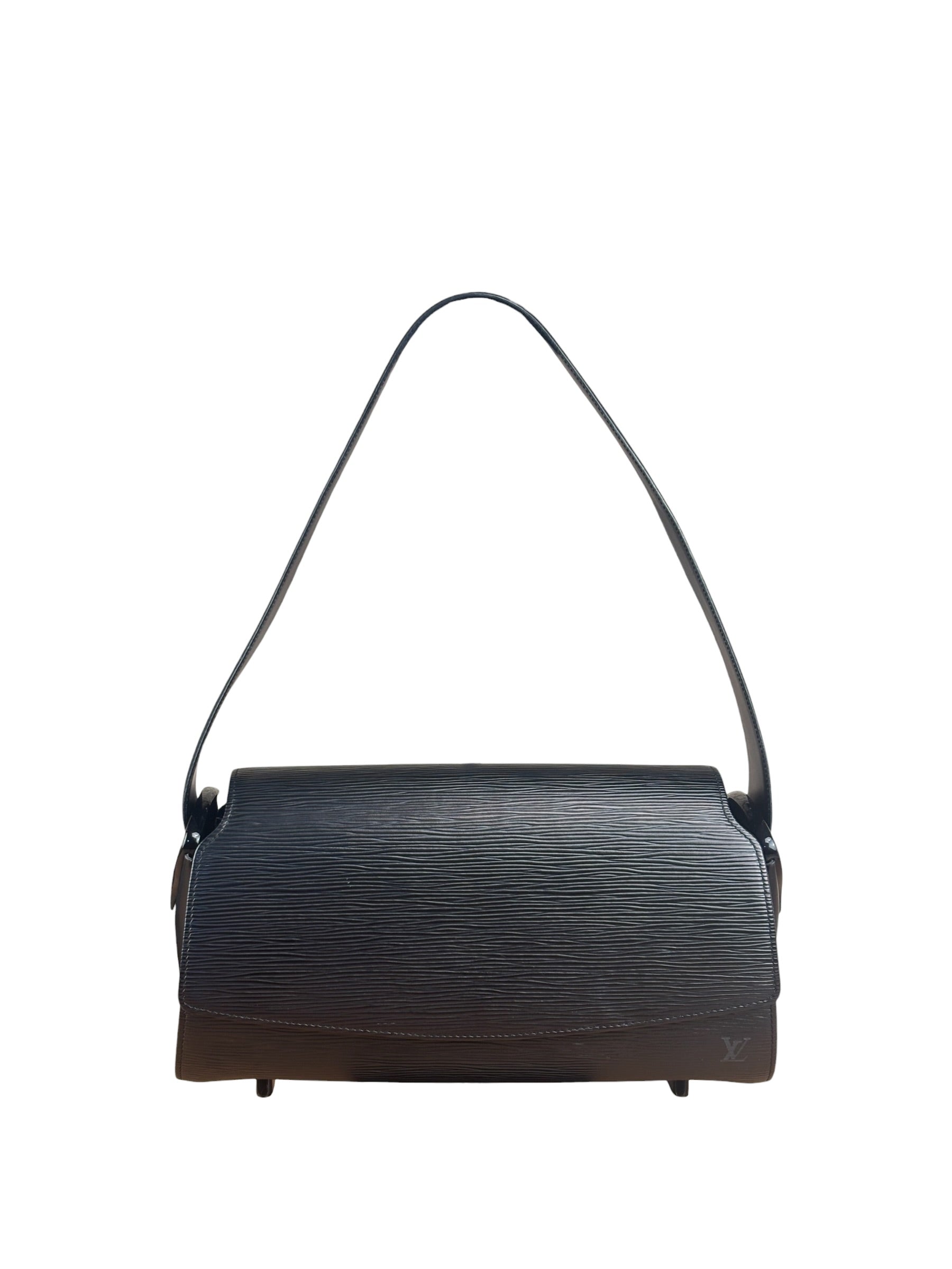 Louis Vuitton Black Epi Leather Flap Nocturne Shoulder Bag PM