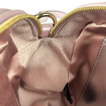 Gucci Iridescent Pink Nappa Chevron Small GG