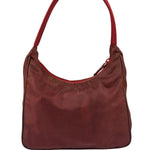 Prada Vintage Burgundy Nylon Pochette