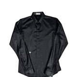 Christian Dior Bee Black Polyester Button-Up Shirt