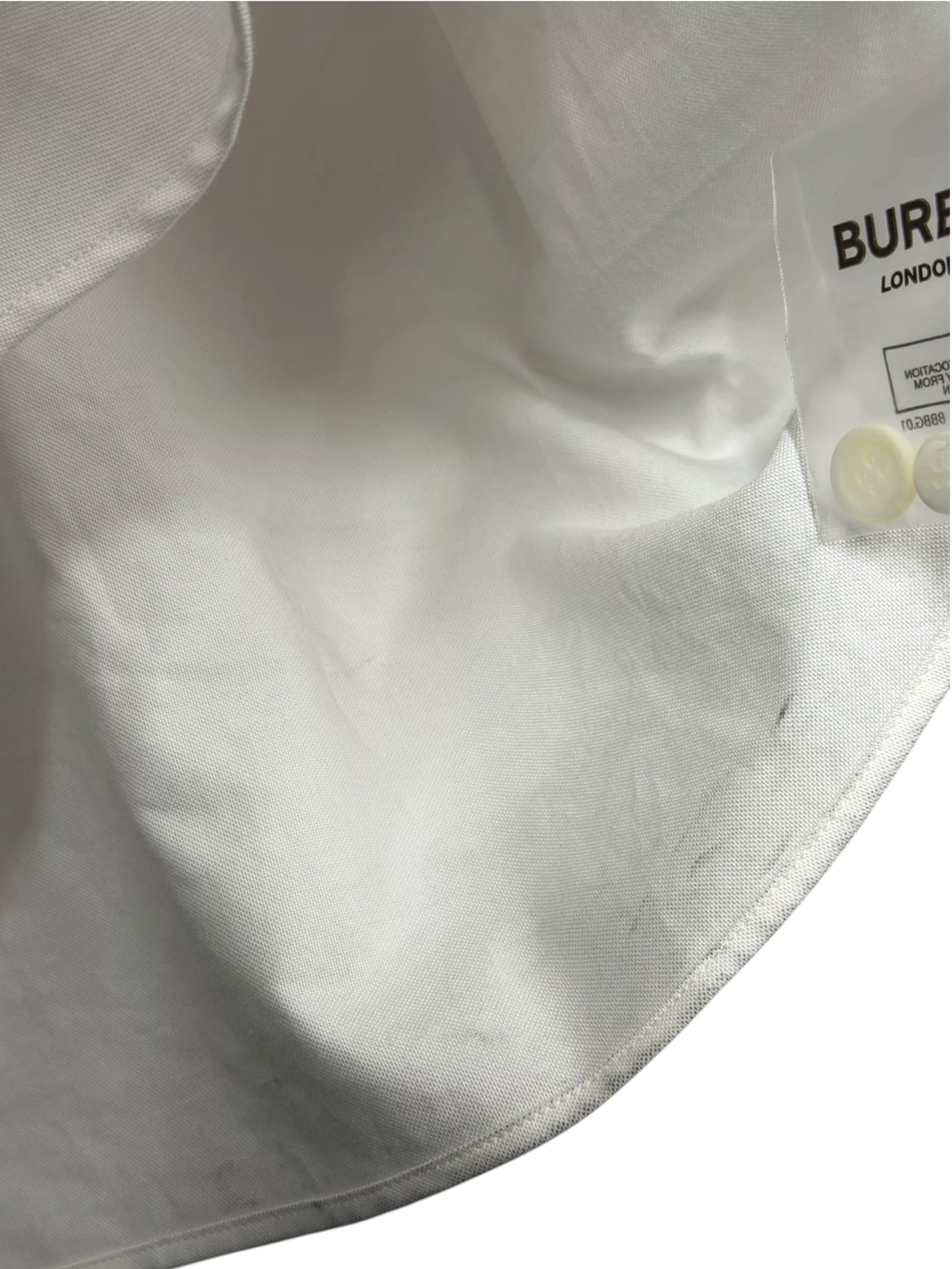 Burberry Vintage Patch Logo Button Down Shirt