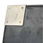 Chanel Black Patent Leather Chocolate Bar Flap Bag 2000