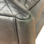Chanel Black Caviar Quilted Large Shopping Tote 2012