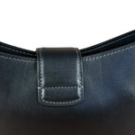 Coach Black Leather Eliza Shoulder Bag