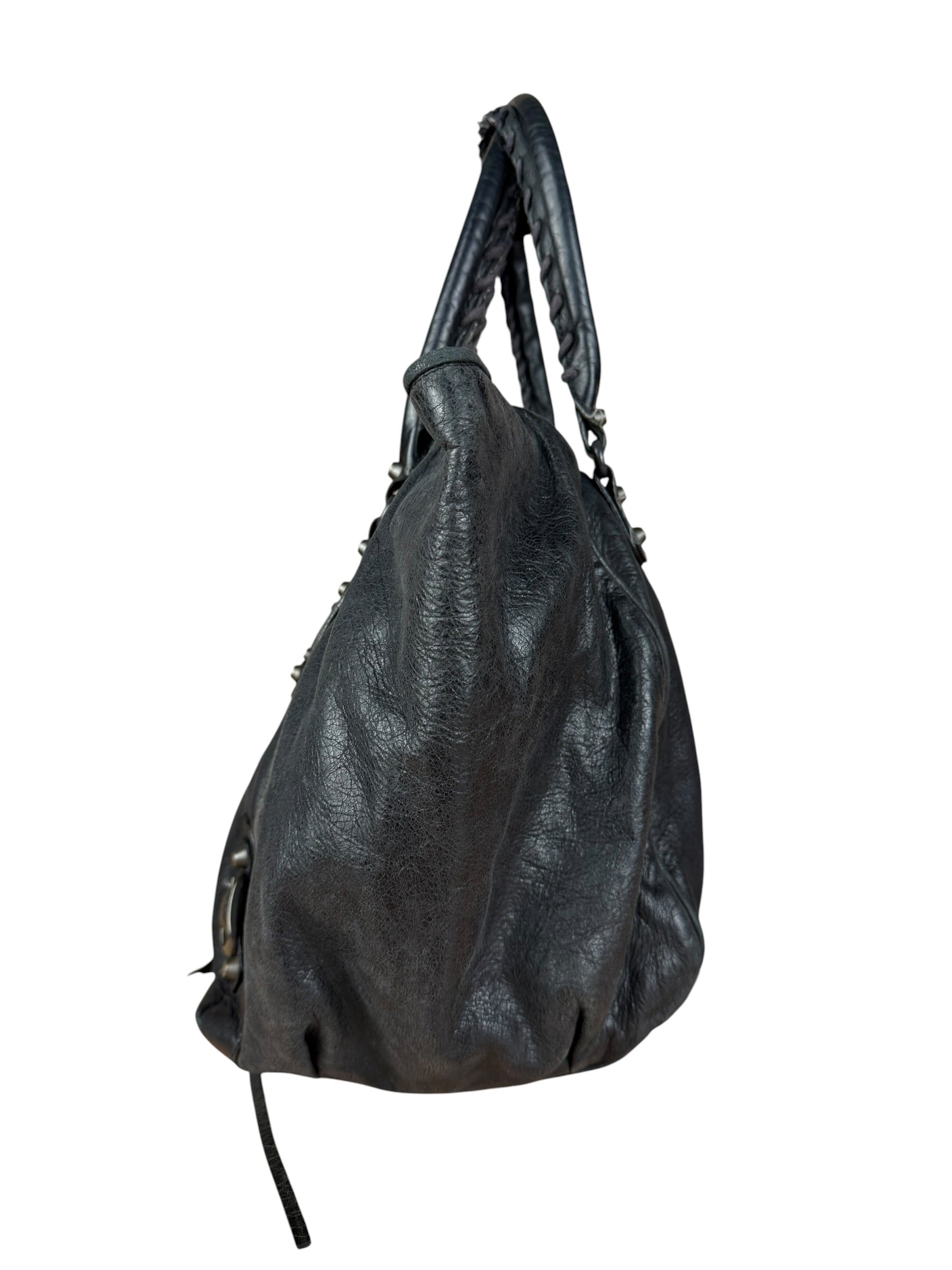 Balenciaga Dark Grey Sunday Le City Bag