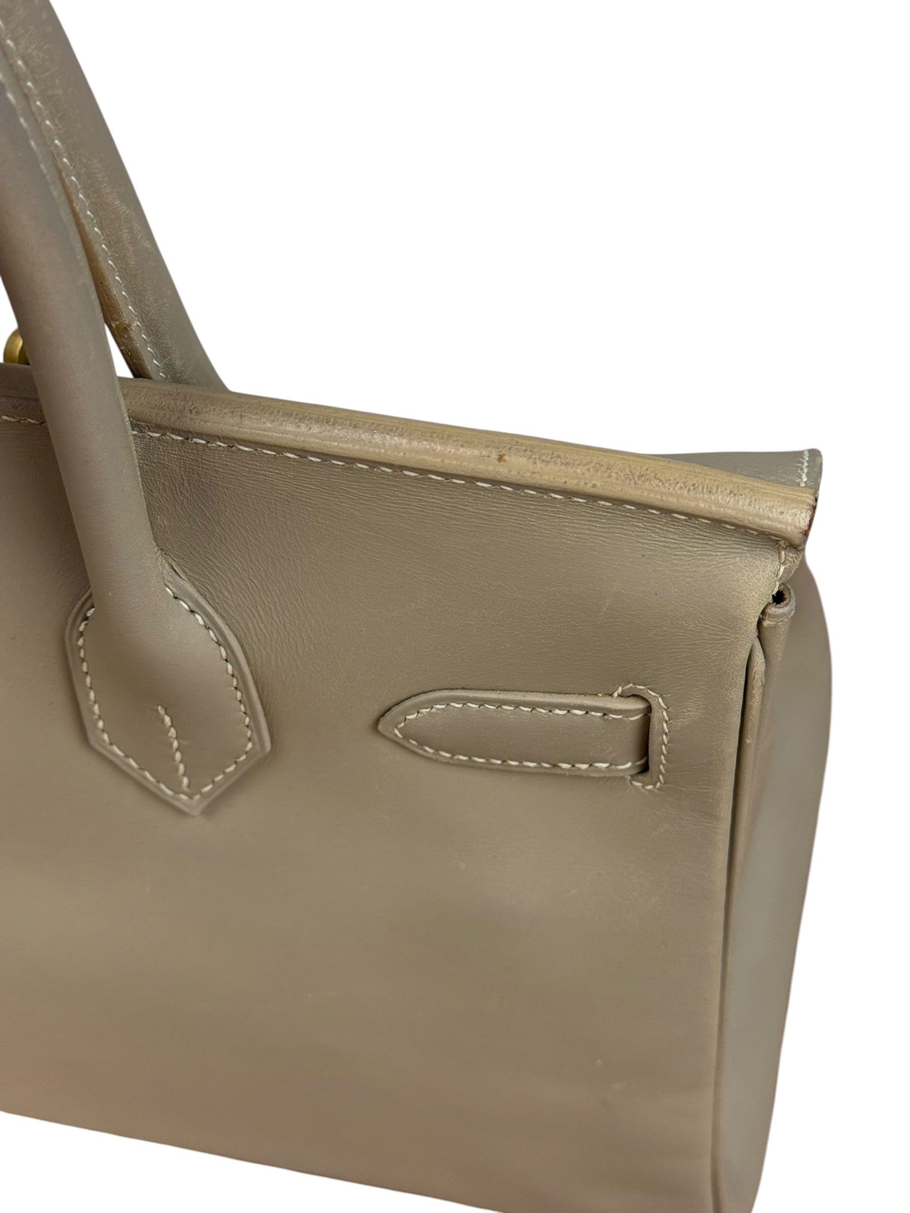 Hermes Birkin 30 Argile Box Brushed Gold 2003