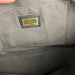 Fendi B Biz Black Leather Shoulder Bag