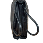 Prada Vintage Black Leather Tote Bag
