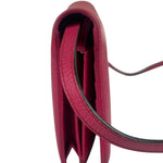 Gucci Pink Leather Swing Wallet/Pochette