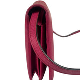 Gucci Pink Leather Swing Wallet/Pochette