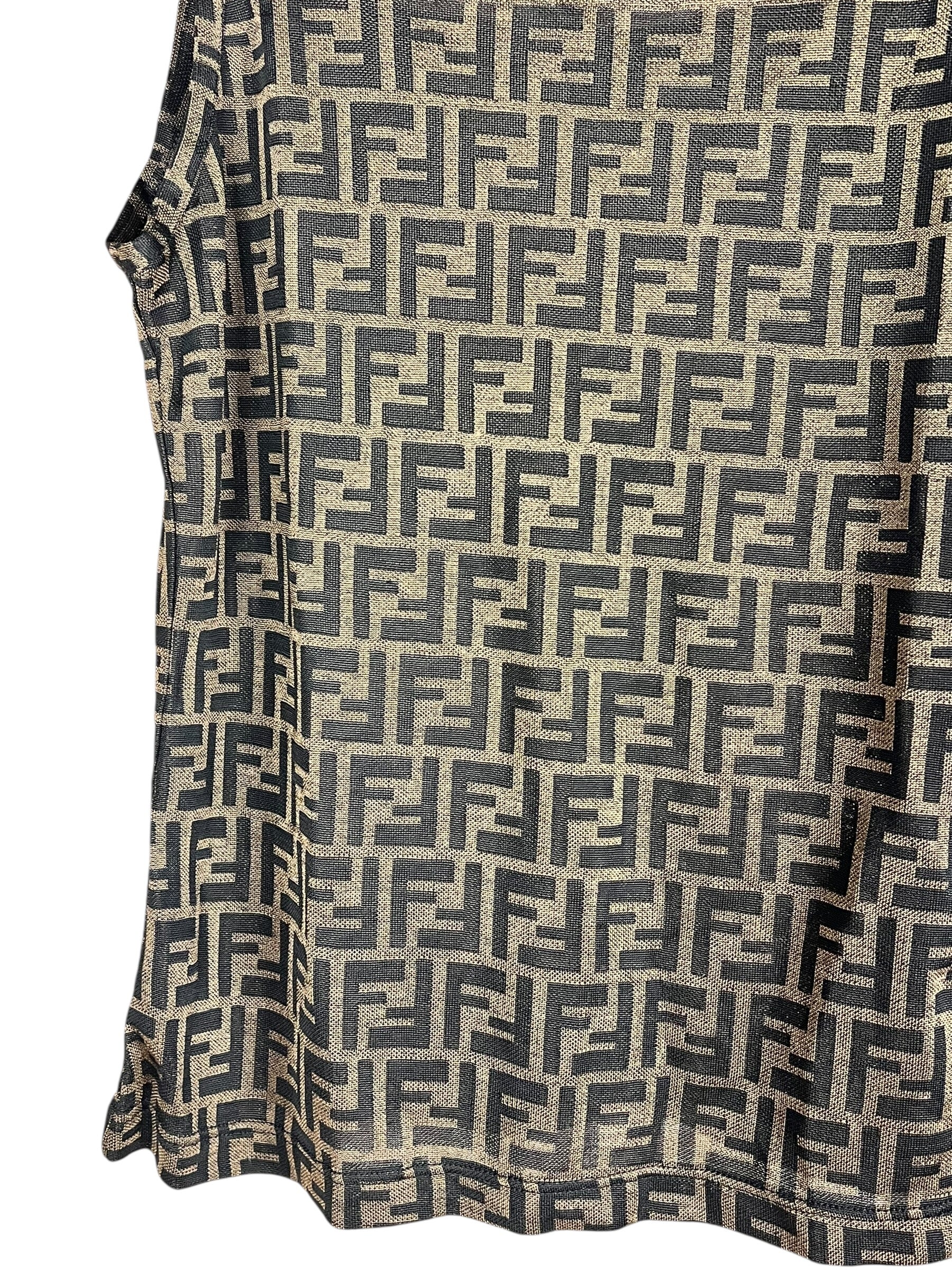 Fendi FF Zucca Sleeveless Top