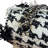 Chanel Tweed Woven Medium Classic Double Flap Bag 2014