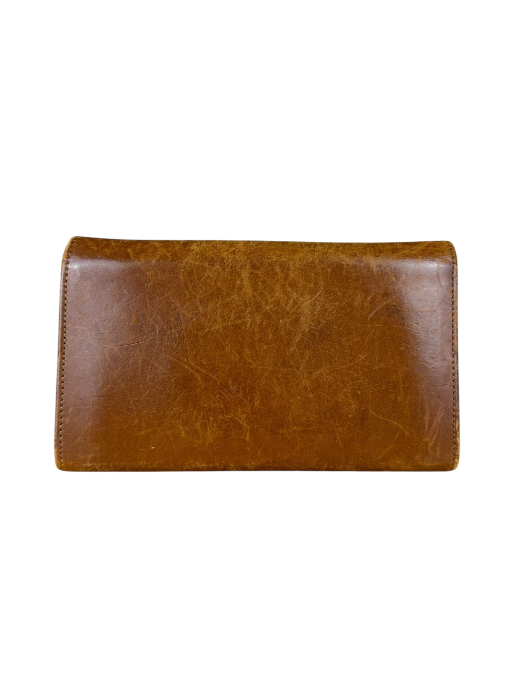 Coach Vintage Brown Leather Long Wallet