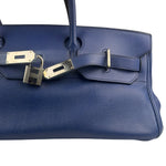 Hermes Blue Clemence Leather JPG Birkin 42 Palladium 2006