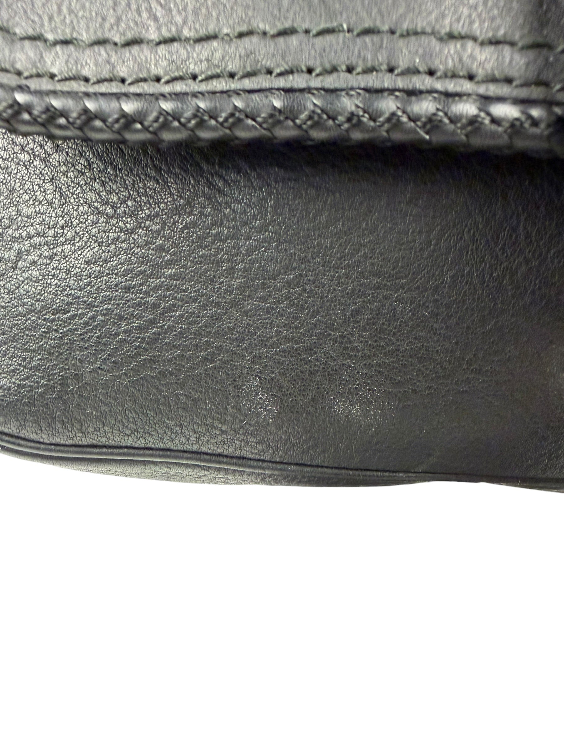 Gucci Black Leather Marrakech Evening Shoulder Bag
