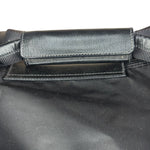 Prada Black Nylon Boston Travel Bag