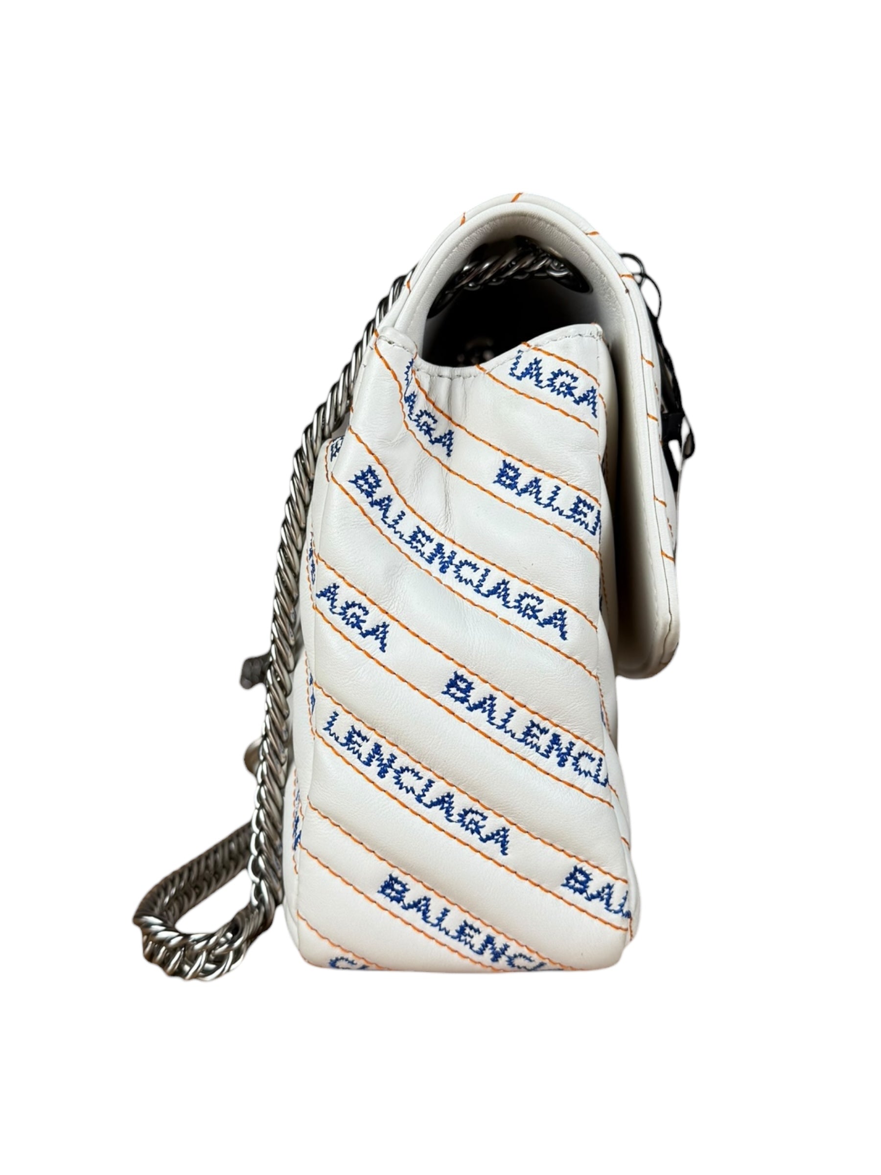 Balenciaga Calfskin Leather Souvenir Charm Bag w/ Dust Bag