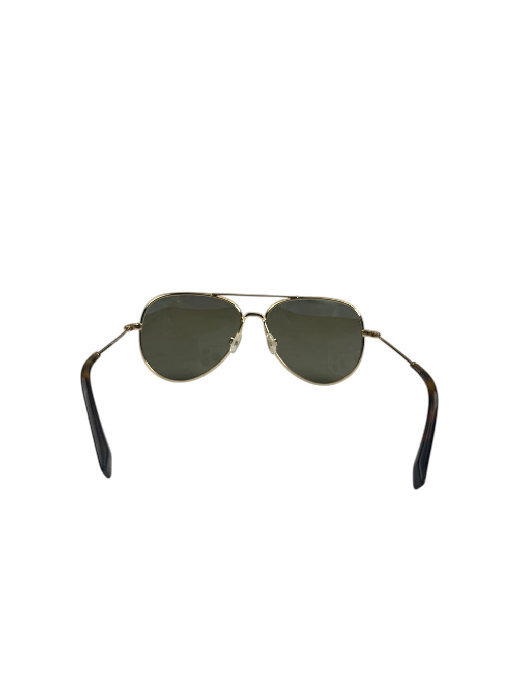 Warby Parker Gold Metal Aviator Sunglasses