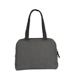 Prada Vintage Dark Grey Canvas Tote Bag