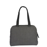Prada Vintage Dark Grey Canvas Tote Bag