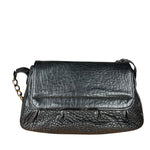 Fendi B Biz Black Leather Shoulder Bag