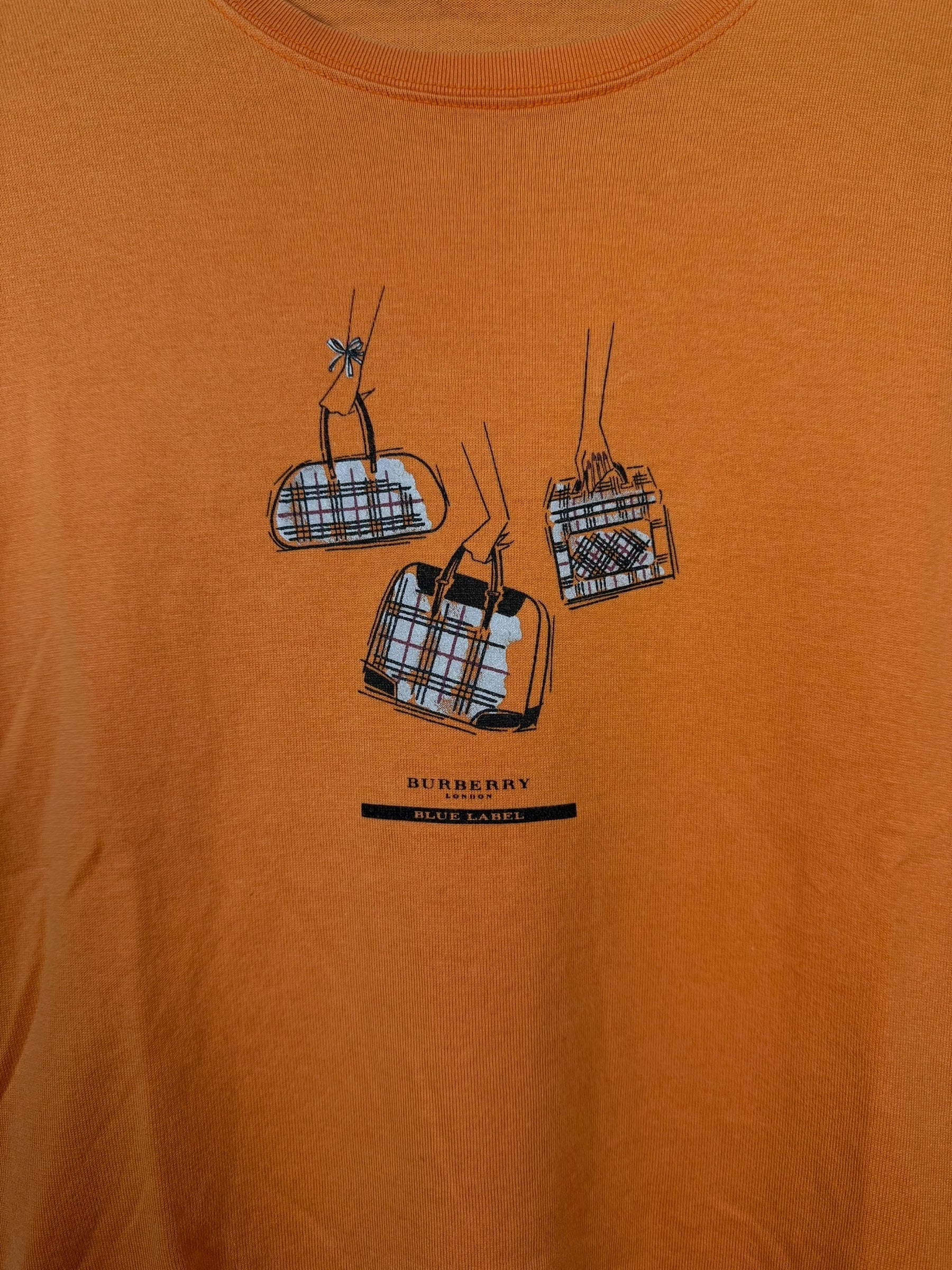 Burberry Blue Label Graphic Short Sleeve Top