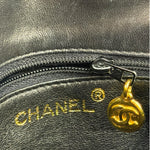 Chanel Black Patent Leather Belt Bag 1995