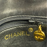 Chanel Black Patent Leather Belt Bag 1995