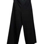 Chanel Vintage Black Wool Wide-Leg Trousers