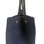 Yves Saint Laurent Navy/Black Leather Rive Gauche Tote