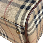 Burberry Vintage Haymarkert House Mini Boston Handbag