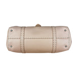 Fendi Light Pink Metallic Vintage Selleria Stitch Lina Handbag