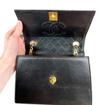 Chanel Neo Executive Black Lambskin 1990