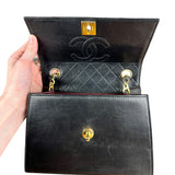 Chanel Neo Executive Black Lambskin 1990