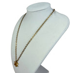 Chanel Vintage Interlocking Cc logo Pendant Necklace