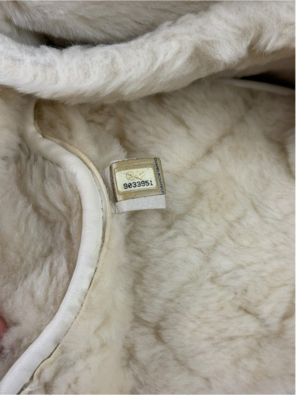 Chanel Shearling Accordion Flap Bag 2004