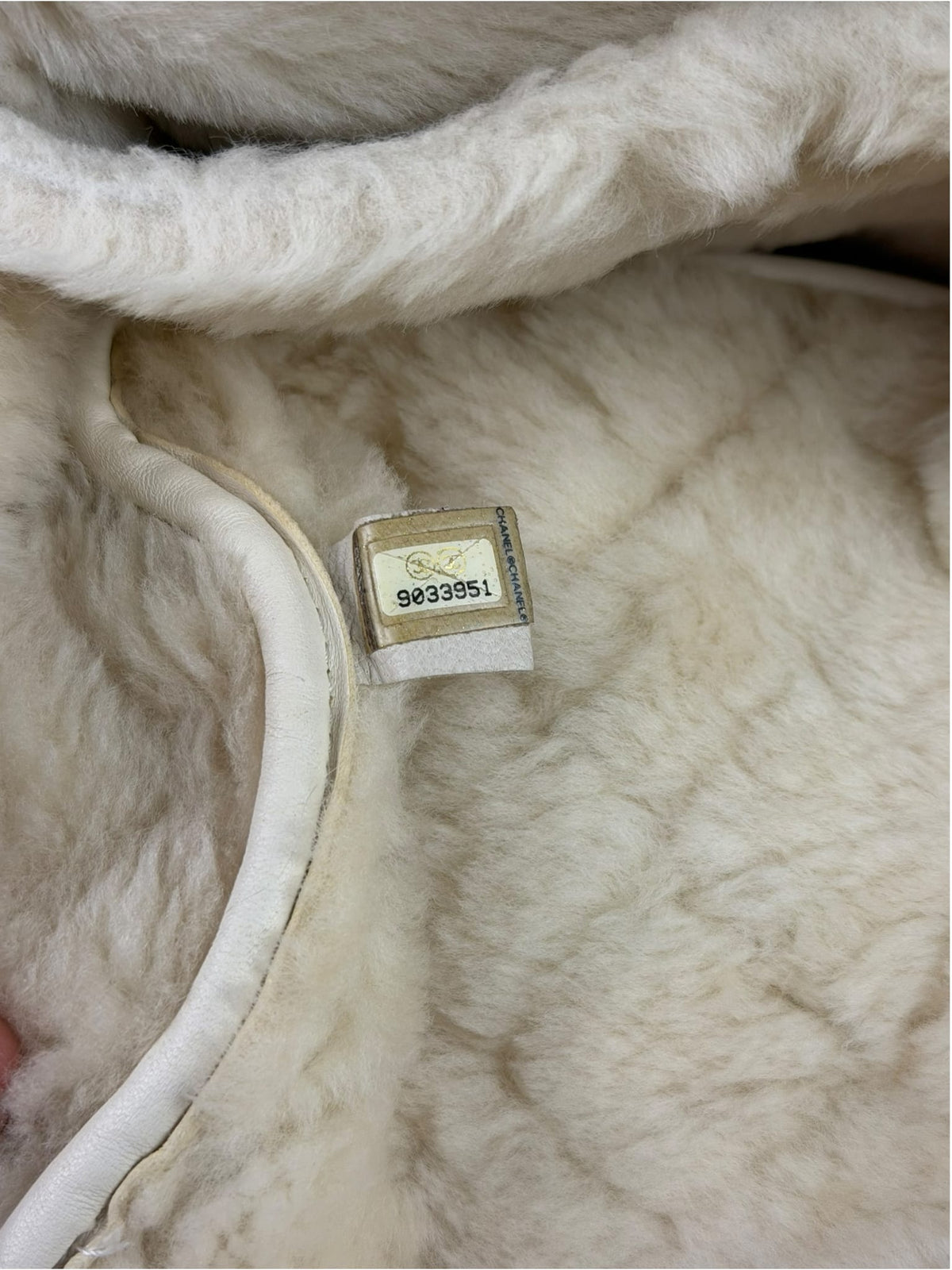 Chanel Shearling Accordion Flap Bag 2004