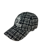 Saint Laurent SL Tweed Embroidered Baseball Cap