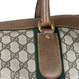 Gucci GG Vintage Coated Canvas Boston Bag