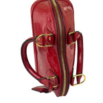 Louis Vuitton Red Vernis Alma BB Two-Way Bag