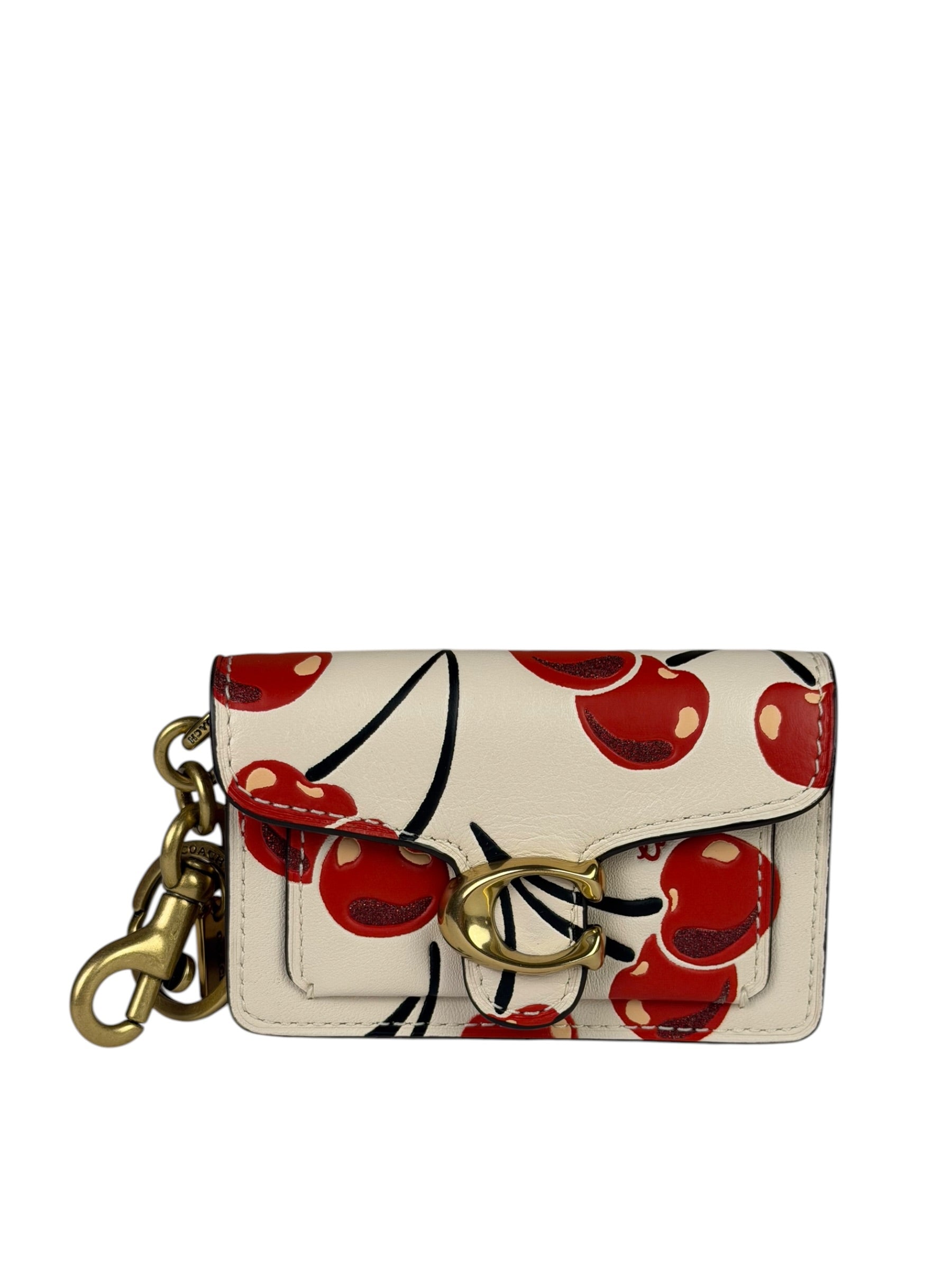Coach Mini Tabby Bag Cherry Print Charm
