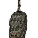Fendi Vintage Zucca Canvas Collapsible Shoulder Bag