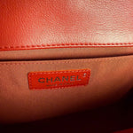 Chanel 2015 Red Medium Boy Bag
